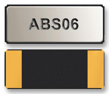 ABS06-32.768KHZ-T CRYSTAL, 32.768KHZ, 12.5PF, 2MM X 1.2MM ABRACON