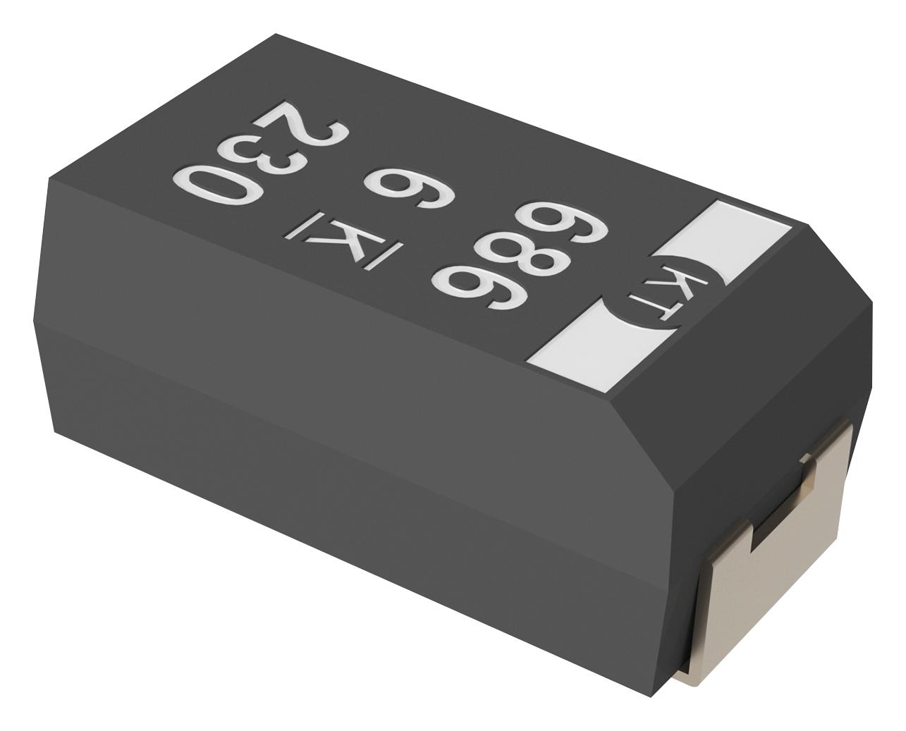 T525D107M010ATE055 CAP, 100µF, 10V, 20% KEMET