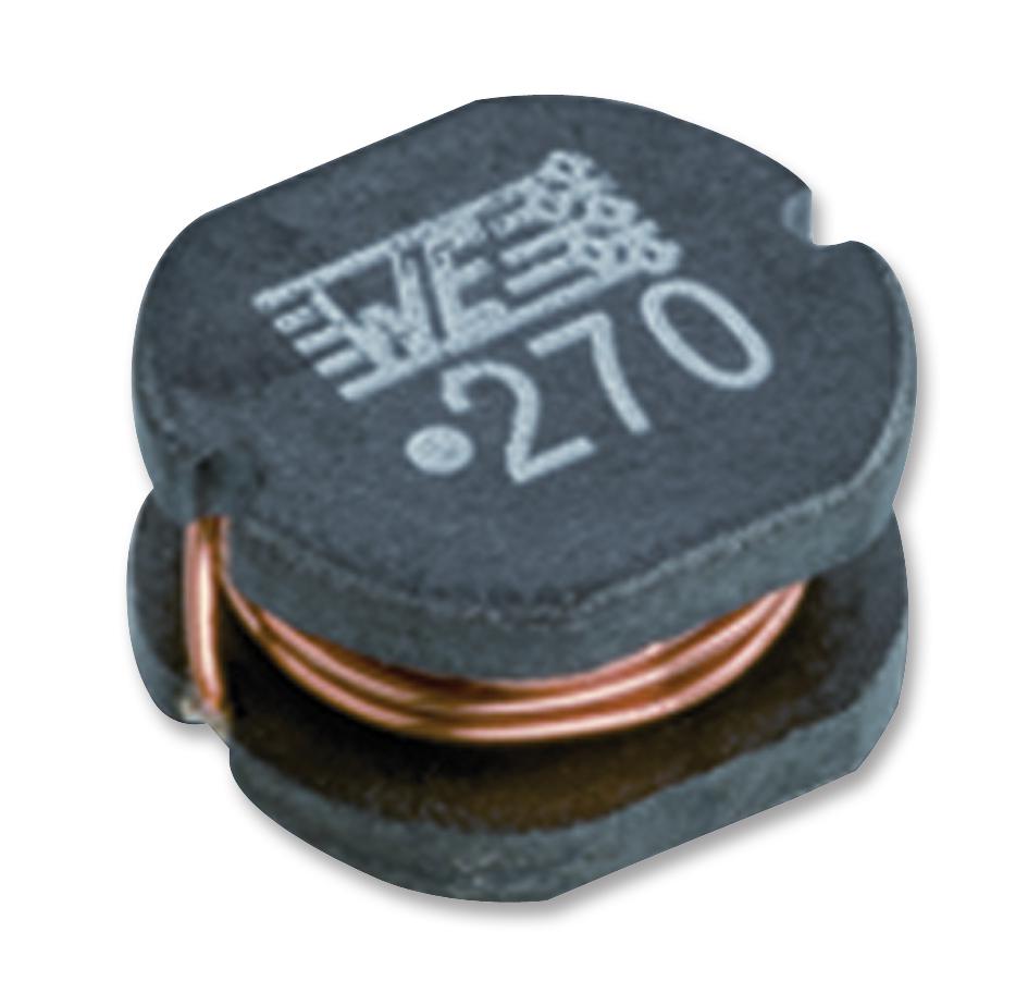 744773127 INDUCTOR, 27UH, 20%, 4.3X4.8MM, POWER WURTH ELEKTRONIK