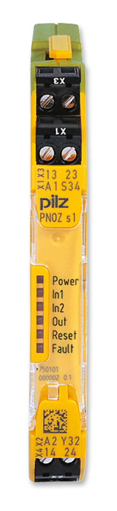 751101 RELAY, SAFETY, DPST-NO, 240VAC, 3A PILZ