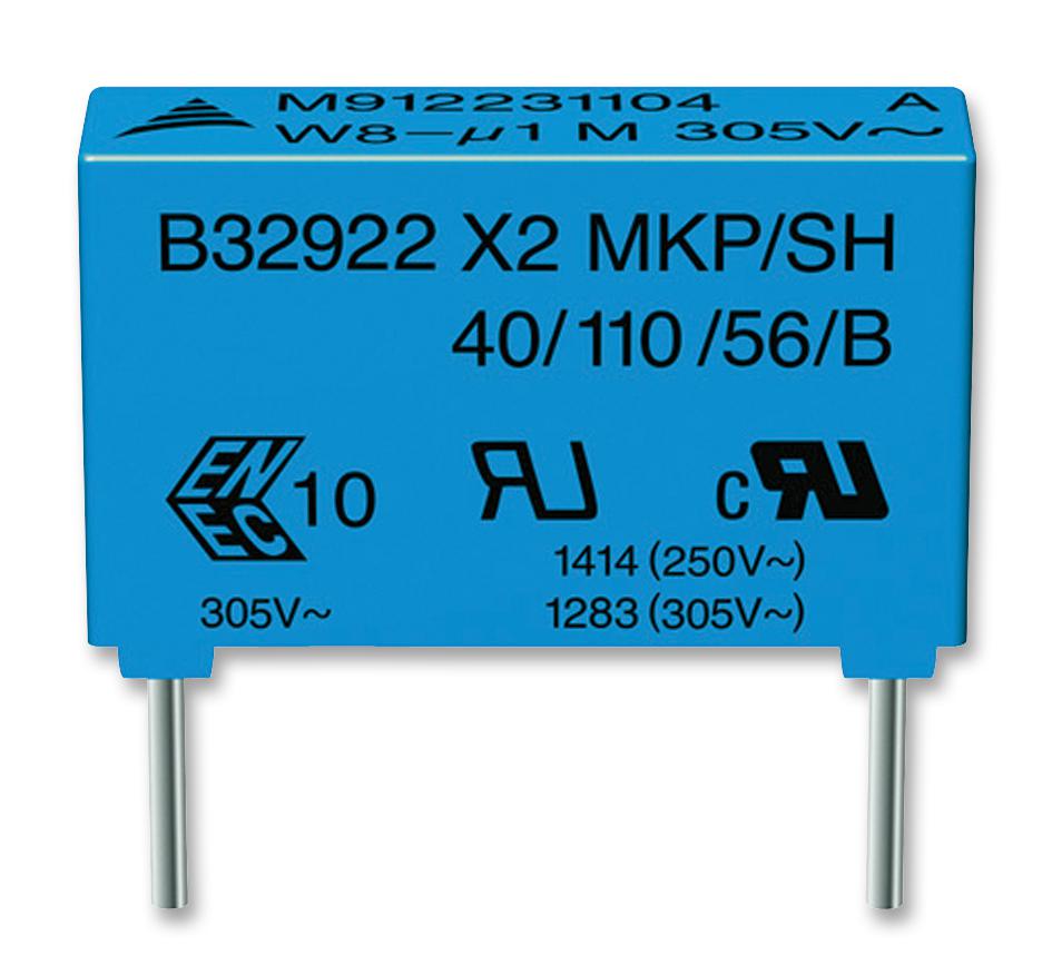 B32924C3155K189 CAP, 1.5µF, 10%, PP EPCOS