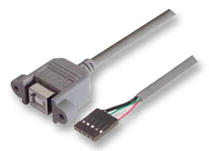 UPMB5-05M CABLE ASSEMBLY, USB, GREY 500MM L-COM
