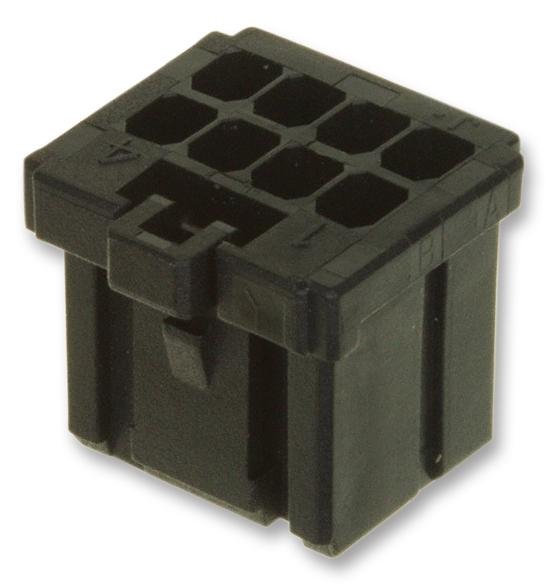 1-1827864-4 RCPT HOUSING, 8POS, GF POLYESTER, BLACK TE CONNECTIVITY