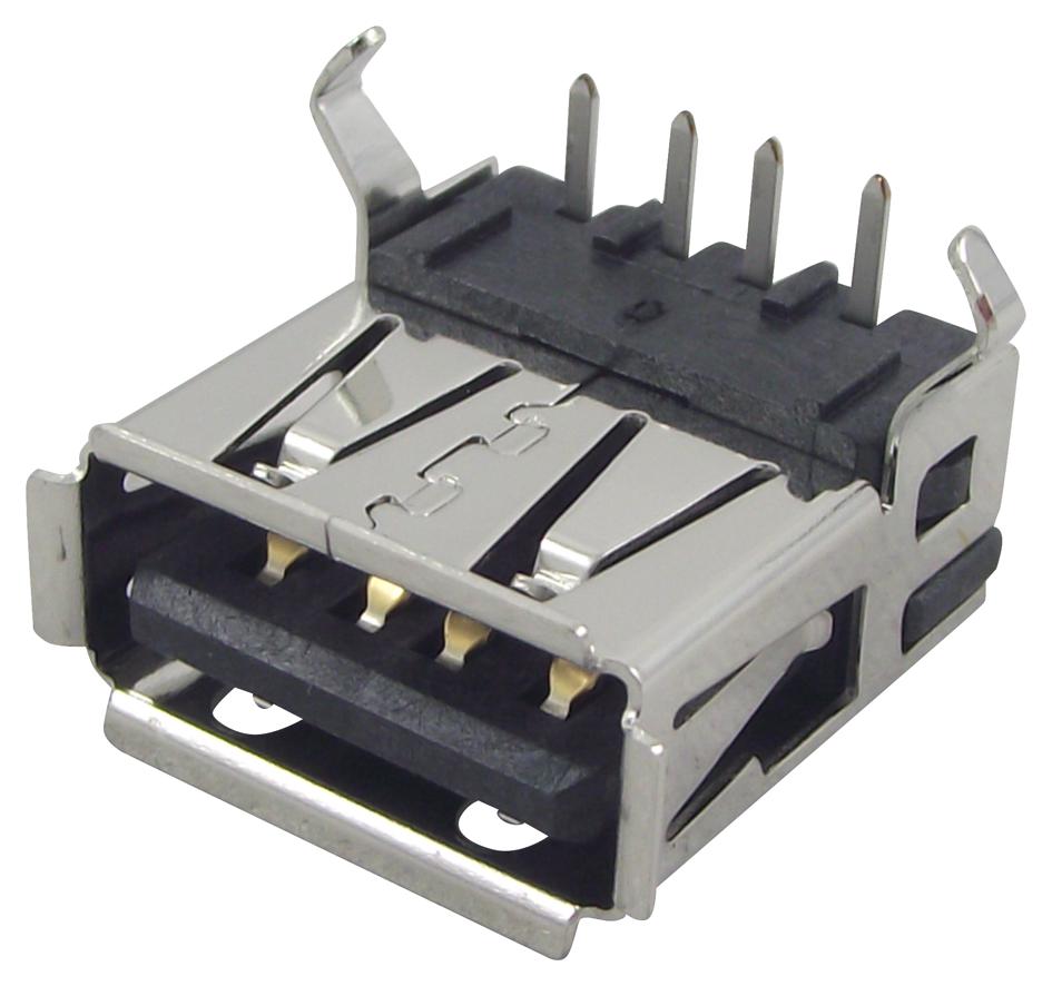 292303-4 USB, 2.0 TYPE A, RECEPTACLE, TH AMP - TE CONNECTIVITY