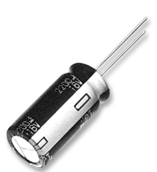 EEUFP1E102 CAP, 1000µF, 25V, 20% PANASONIC