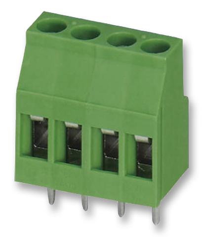 MKDS 3/ 4 TERMINAL BLOCK, WIRE TO BRD, 4POS, 12AWG PHOENIX CONTACT