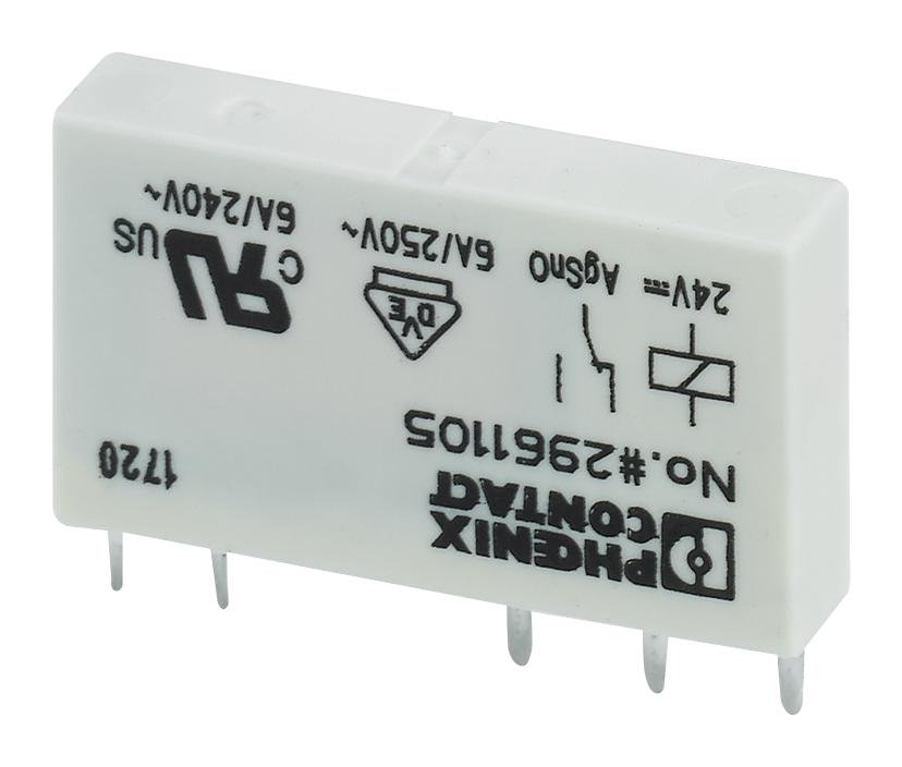 2961105 RELAY, SPDT, 250VAC, 6A PHOENIX CONTACT