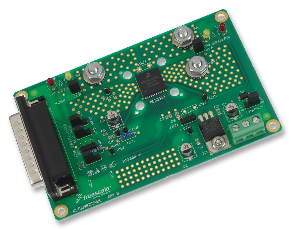 KIT33982CEVBE EVALUATION BOARD, HIGH SIDE SWITCH NXP