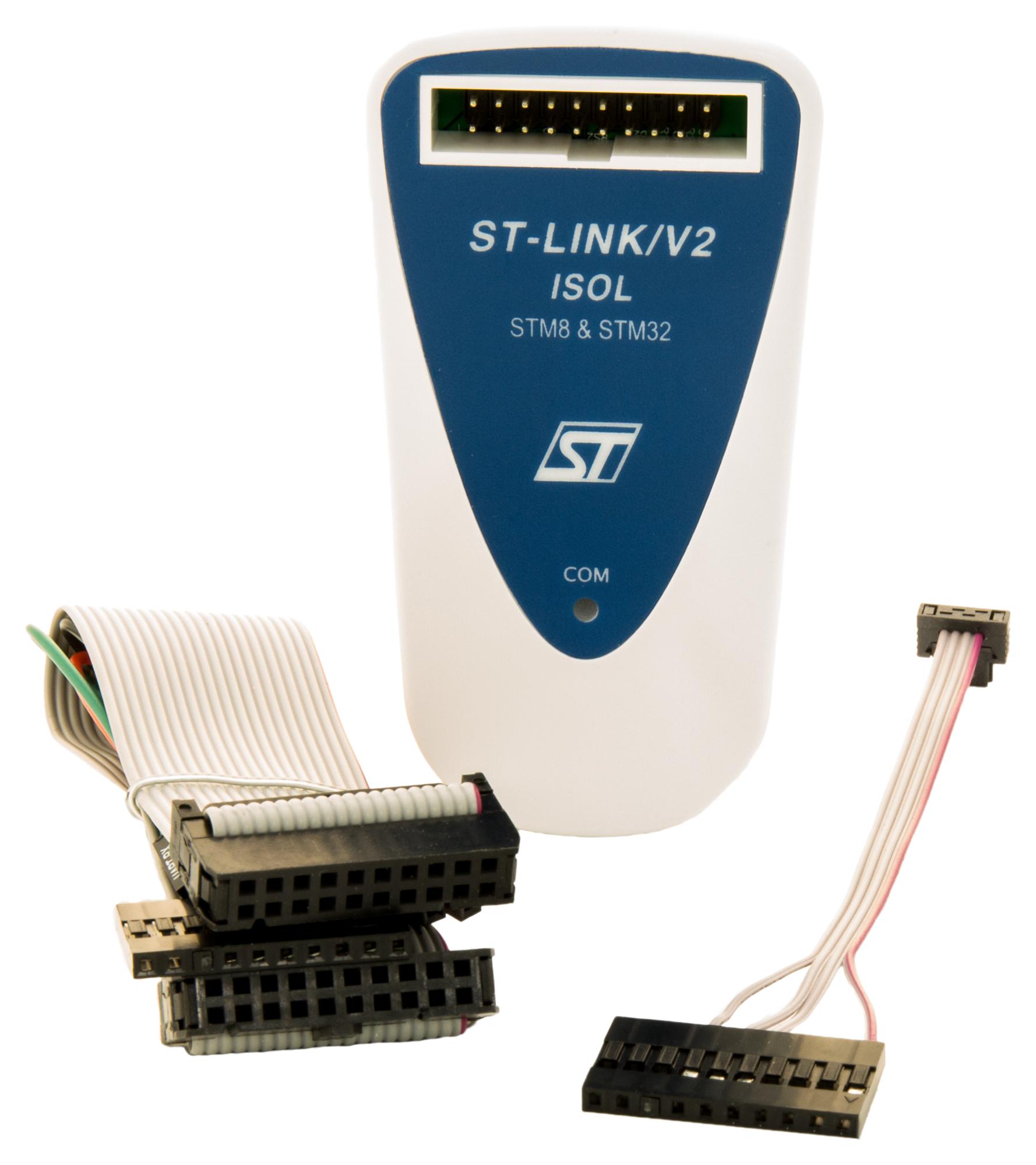ST-LINK/V2-ISOL DEBUGGER/PROGRAMMER, STM8, STM32 MCU STMICROELECTRONICS