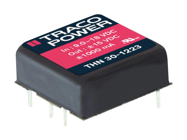 THN 30-1215 DC/DC CONVERTER, 1.25A, 24V, 30W TRACO POWER