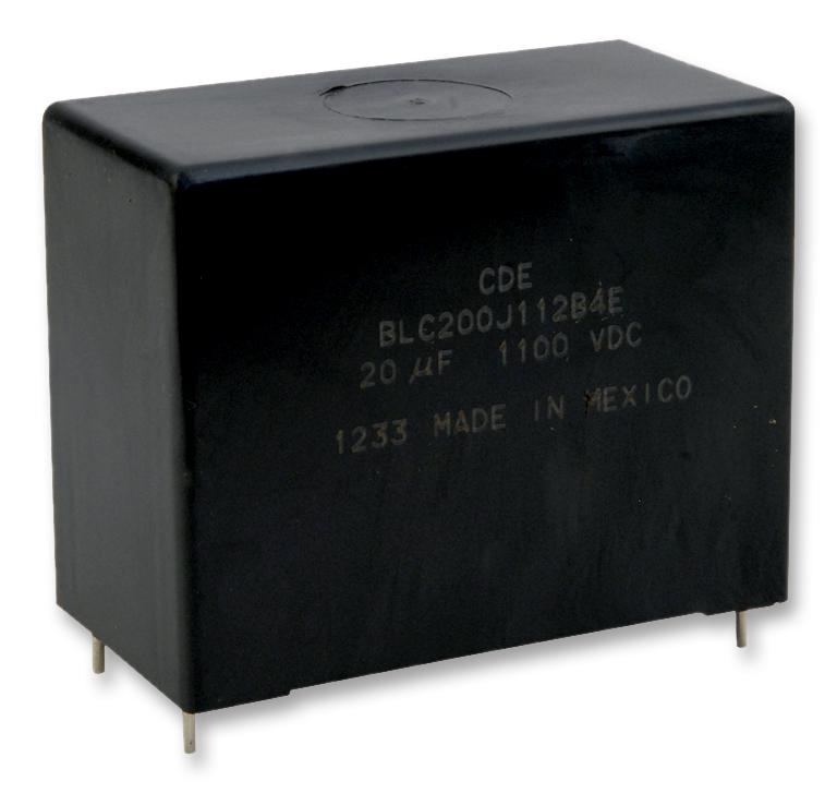 BLC200J112B4E CAP, 20µF, 1.1 KV, 5%, PP CORNELL DUBILIER