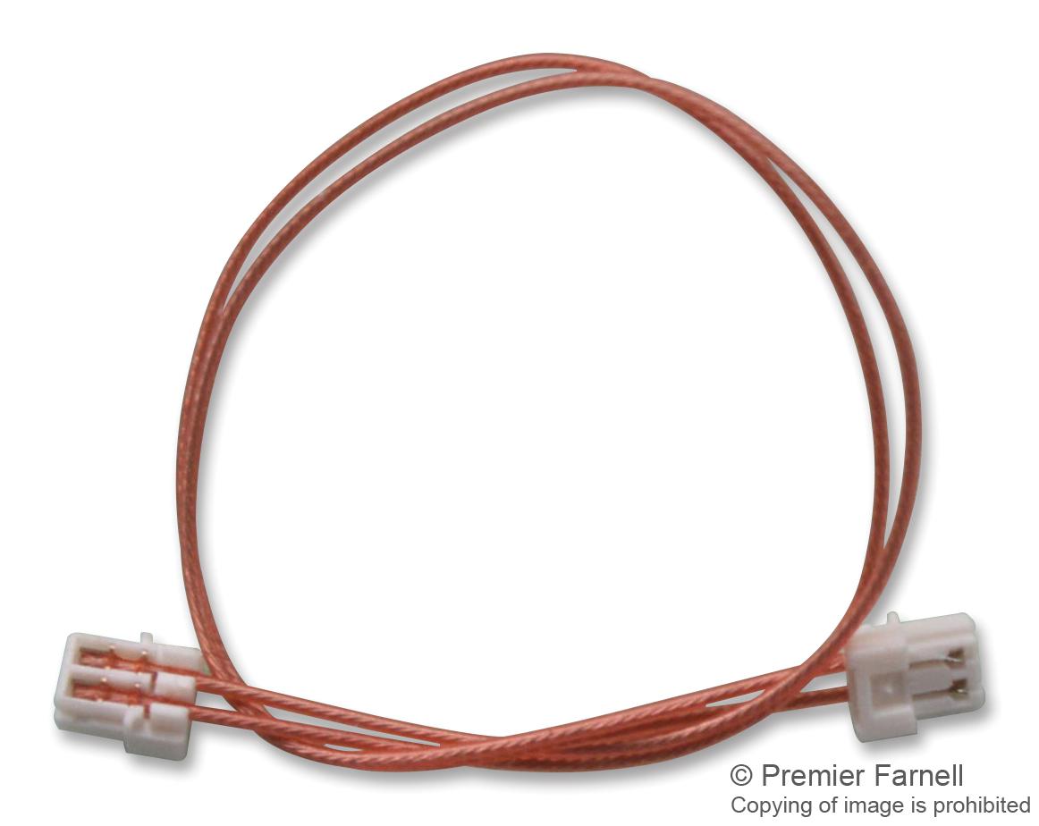 02XSR02XSR36L100 LEAD, 100MM, XSR, RCPT, 36AWG, 2WAY JST (JAPAN SOLDERLESS TERMINALS)