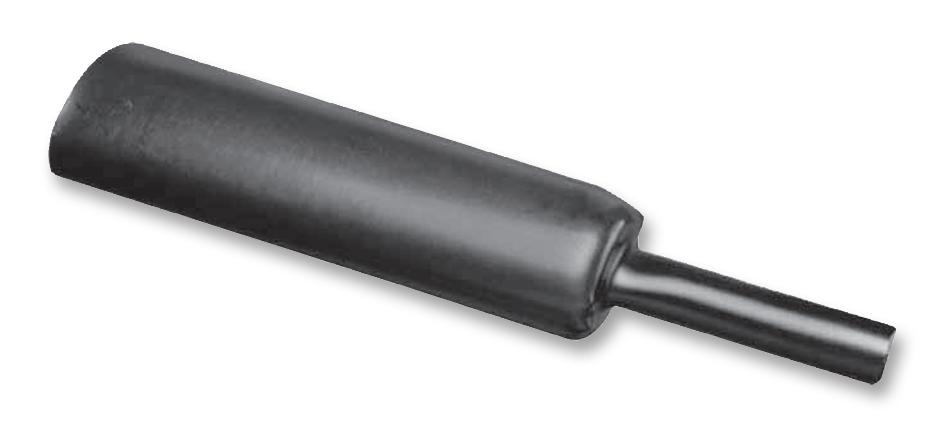 RMW-75/22-1200/ADH-0 HEAT SHRINK, 75MM, BLACK, 1.2M TE CONNECTIVITY