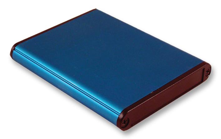 1455A802BU ENCLOSURE, ALUMINIUM, BLUE, 80X70X12MM HAMMOND