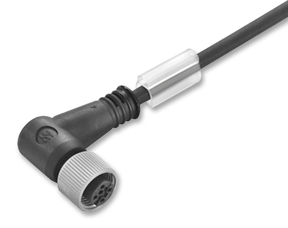 SAIP-M12BW-4-3.0U CONNECTOR, RCPT/FREE END, M12, 4 WAY,R/A WEIDMULLER