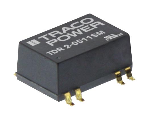 TDR 2-2411SM DC/DC CONVERTER, 2W, 5V, 0.4A TRACO POWER