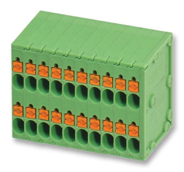 SPTD 1,5/ 6-H-3,5 TERMINAL BLOCK, WIRE TO BRD, 6POS, 14AWG PHOENIX CONTACT