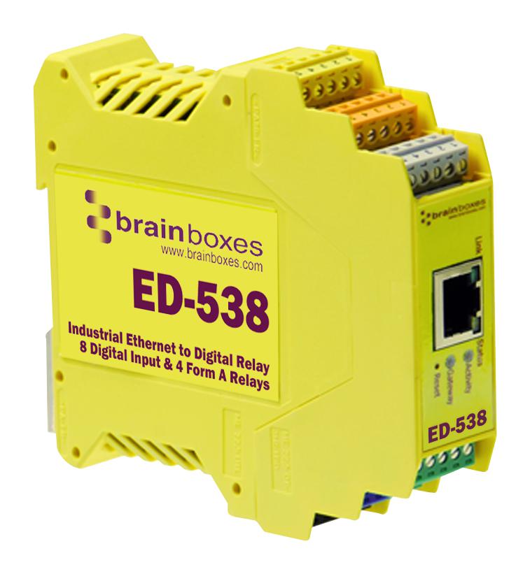 ED-538 I/O MODULE, 8 DIGITAL INPUT, 30VDC BRAINBOXES