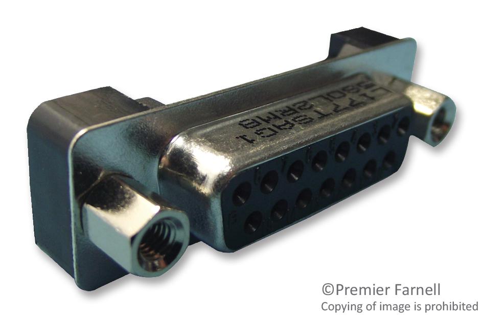 L177TSAG15SOL2RM8 CONNECTOR, D SUB, RCPT, 15POS AMPHENOL ICC