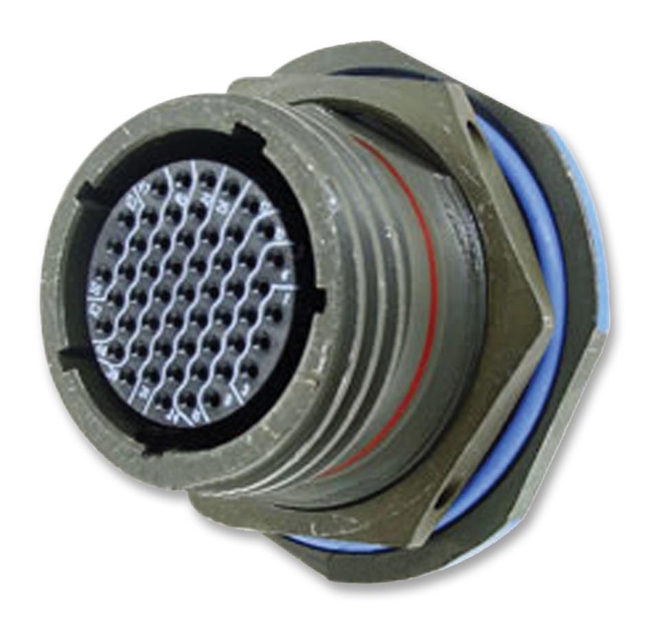 D38999/24JG11AC CIRCULAR CONNECTOR, RCPT, 21-11, PANEL AMPHENOL AEROSPACE