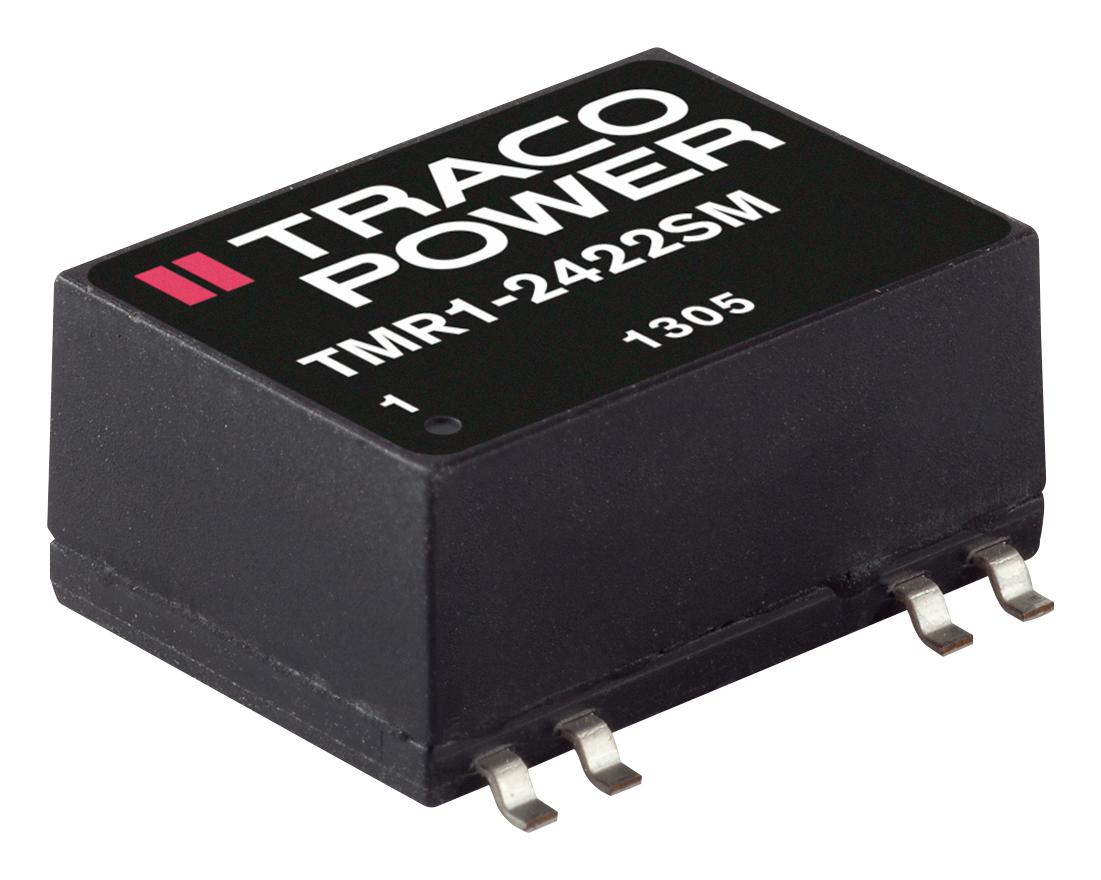 TMR 1-1211SM DC-DC CONV, ISO POL, 1 O/P, 0.2A, 5V TRACO POWER