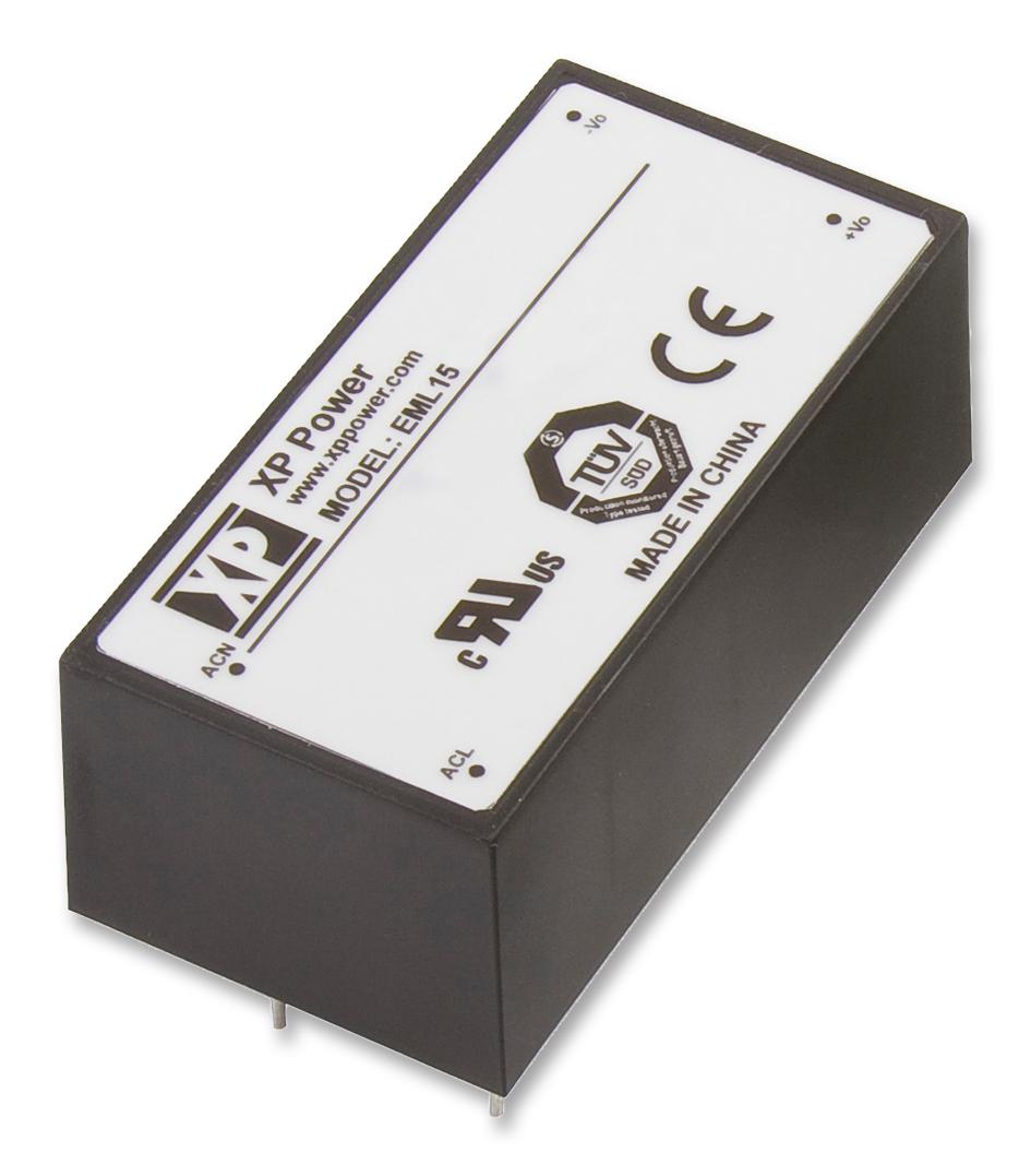 EML15US48-E AC/DC CONVERTER, 15W, 48V, 0.32A XP POWER