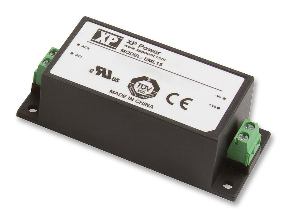 EML15US03-S AC/DC CONVERTER, 10W, 3.3V, 3A XP POWER