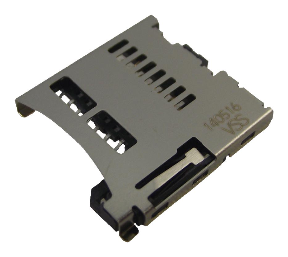 47352-1001 CONNECTOR, MICRO SD, 8POS MOLEX