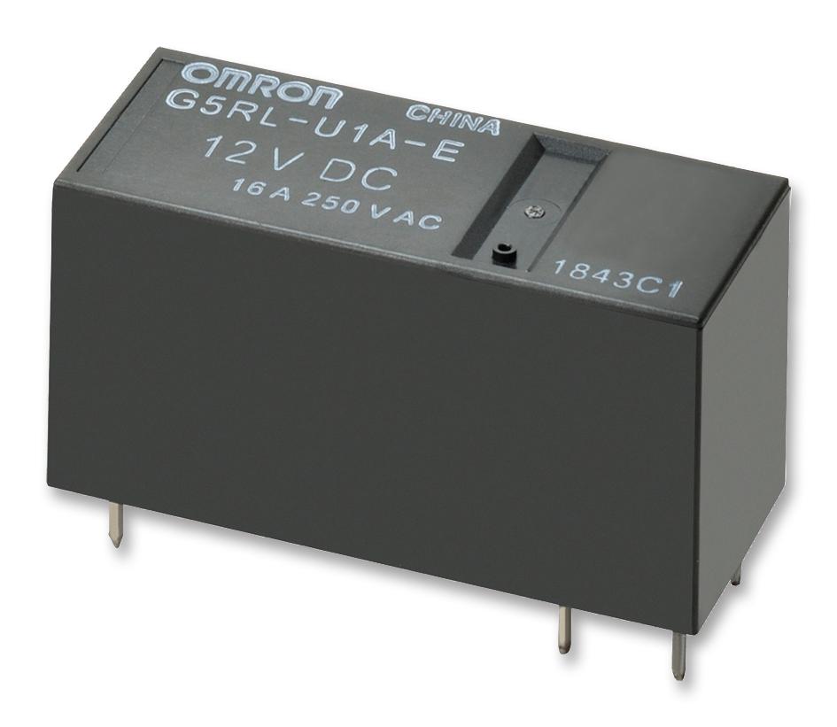 G5RLU1AE DC24 RELAY, SPST-NO, 250VAC, 24VDC, 16A OMRON