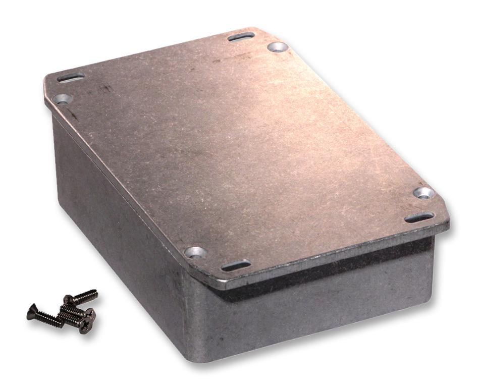 1590BBSFL INSTR ENCLOSURE, ALUM ALLOY, NATURAL HAMMOND