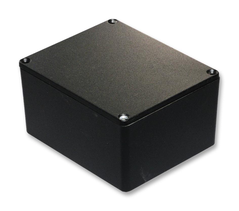 1590WCEBK INSTRUMENT ENCLOSURE, ALUM ALLOY, BLACK HAMMOND