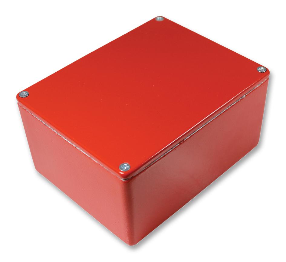 RTM5004/14-RED MULTIPURPOSE ENCLOSURE, ALUM, RED CAMDENBOSS