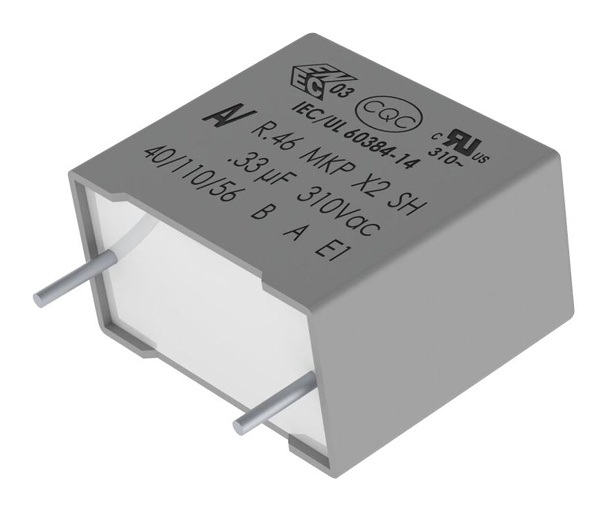 R463N410050N2M CAP, 1µF, 20%, PP, RADIAL KEMET