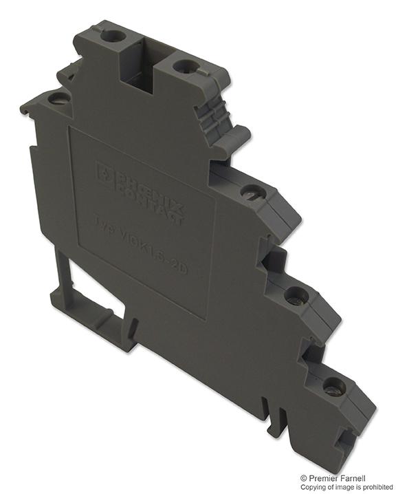 2718196 TERMINAL BLOCK, DIN RAIL, 6POS, 12AWG PHOENIX CONTACT