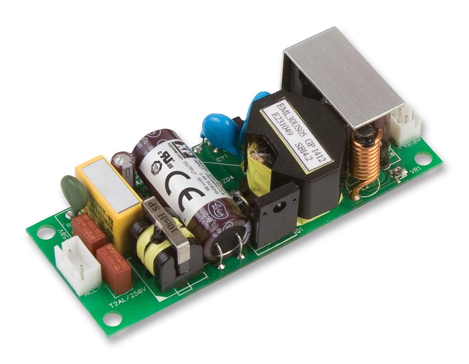 EML30US05-T POWER SUPPLY, AC-DC, MEDICAL, 5V, 6A XP POWER