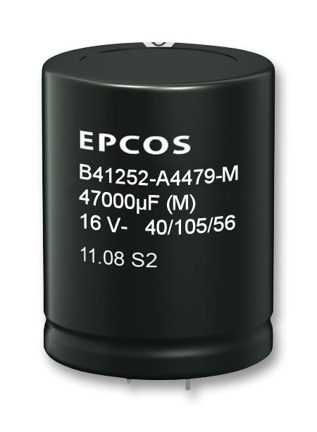 B41252A4229M000 CAP, 22000µF, 16V, ALU ELEC, SNAP-IN EPCOS