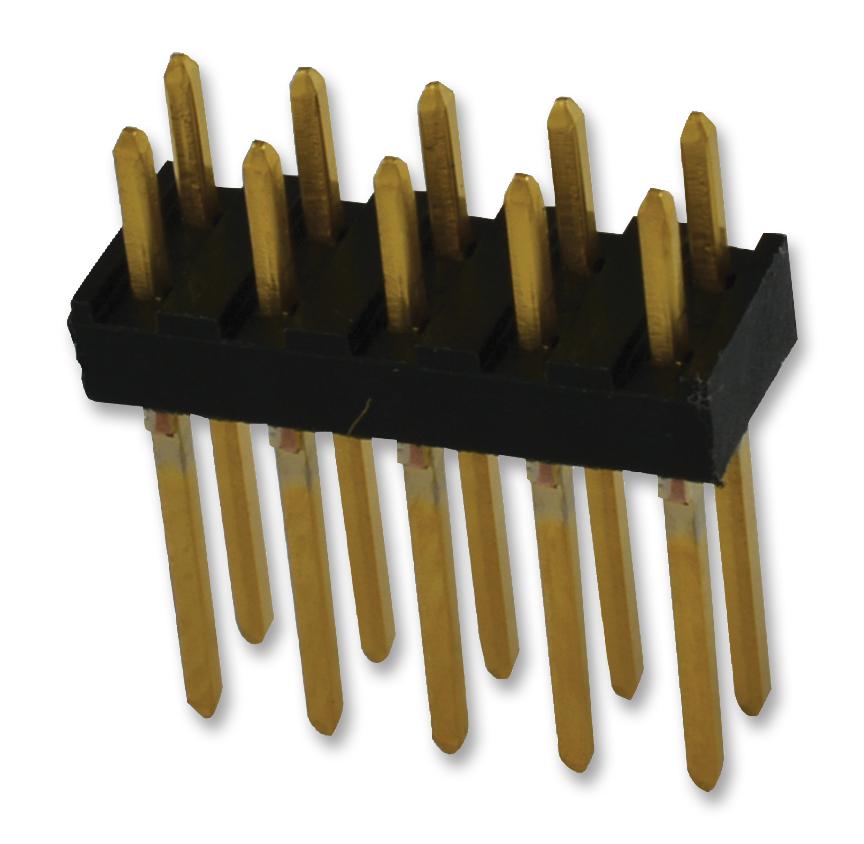 87227-5 CONNECTOR, HEADER, 10POS, 2ROW, 2.54MM AMP - TE CONNECTIVITY