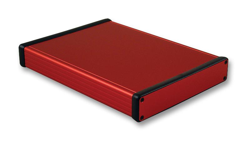 1455R2201RD PCB BOX ENCLOSURE, ALUM, RED HAMMOND