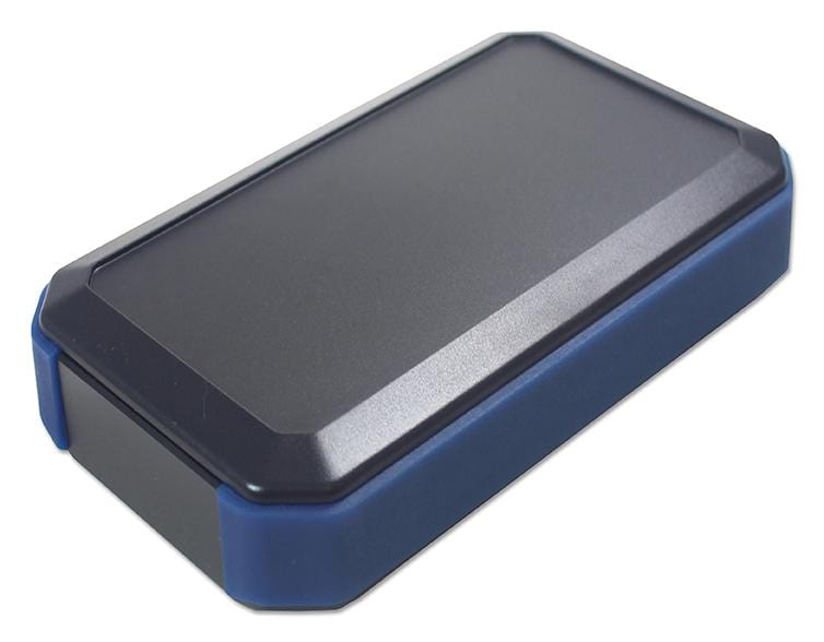 WH145-33-M3-BN HANDHELD ENCLOSURE, ABS, BLACK/BLUE TAKACHI