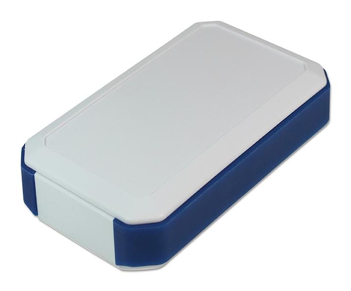 WH145-33-M2-WN HANDHELD ENCLOSURE, ABS, WHITE/BLUE TAKACHI