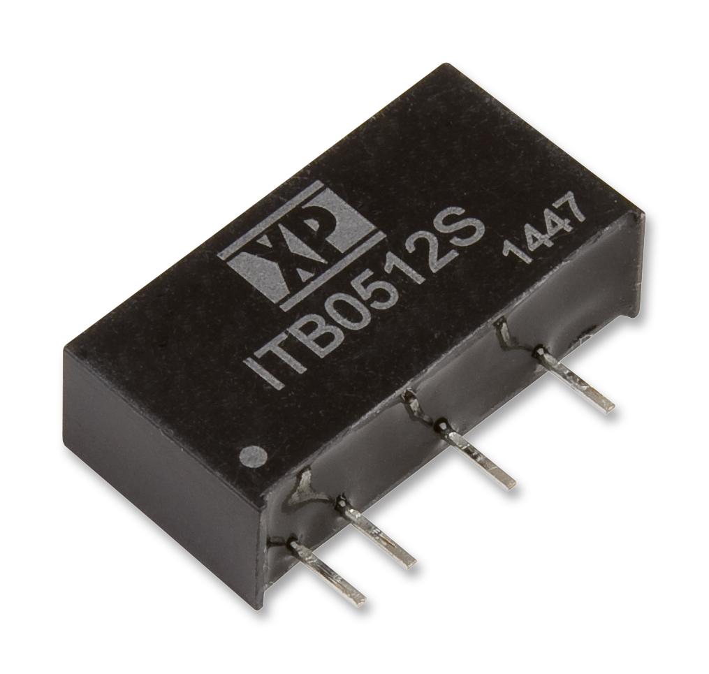 ITB0512S DC-DC CONVERTER, 12V, 0.0833A, SIP XP POWER