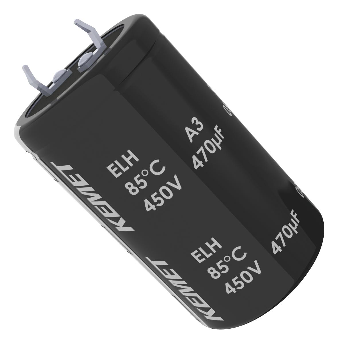 ELH228M100AR4AA CAP, 2200µF, 100V, ALU ELEC, SNAP-IN KEMET