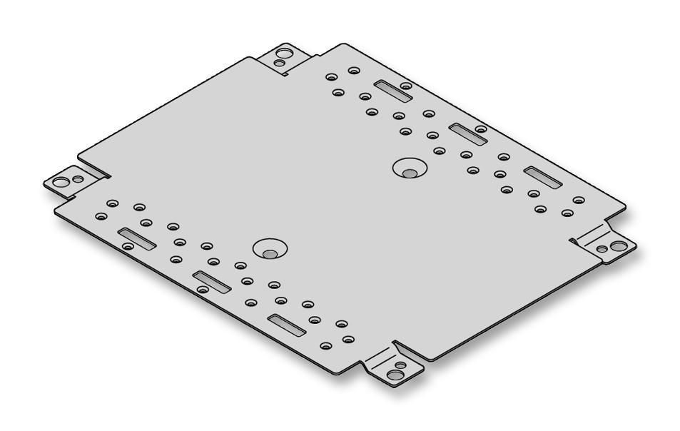 24822005 MOUNTING PLATE, 435.48MM, STEEL NVENT SCHROFF
