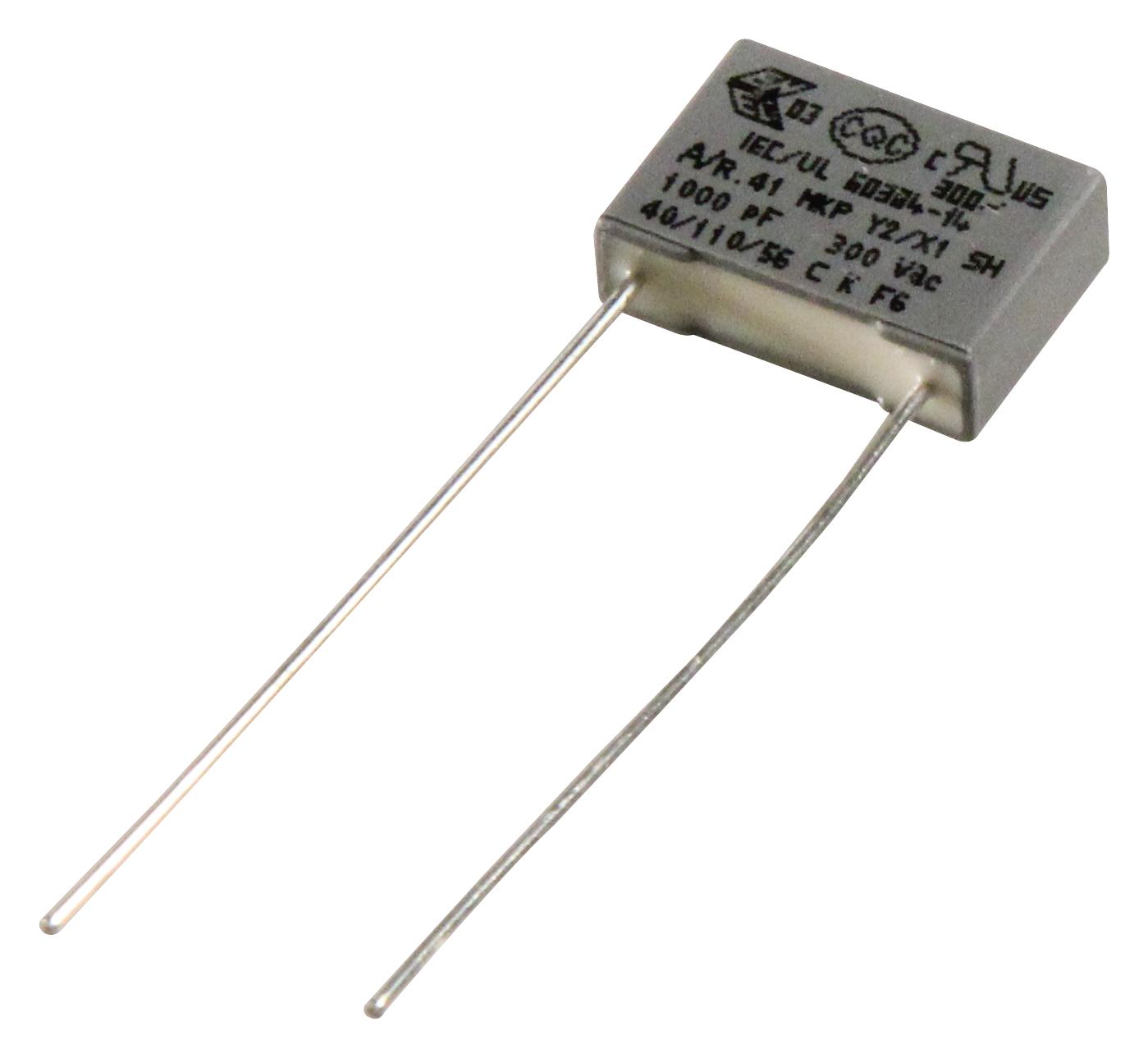 R413F11504000M CAP, 1500PF, 20%, PP, RADIAL KEMET
