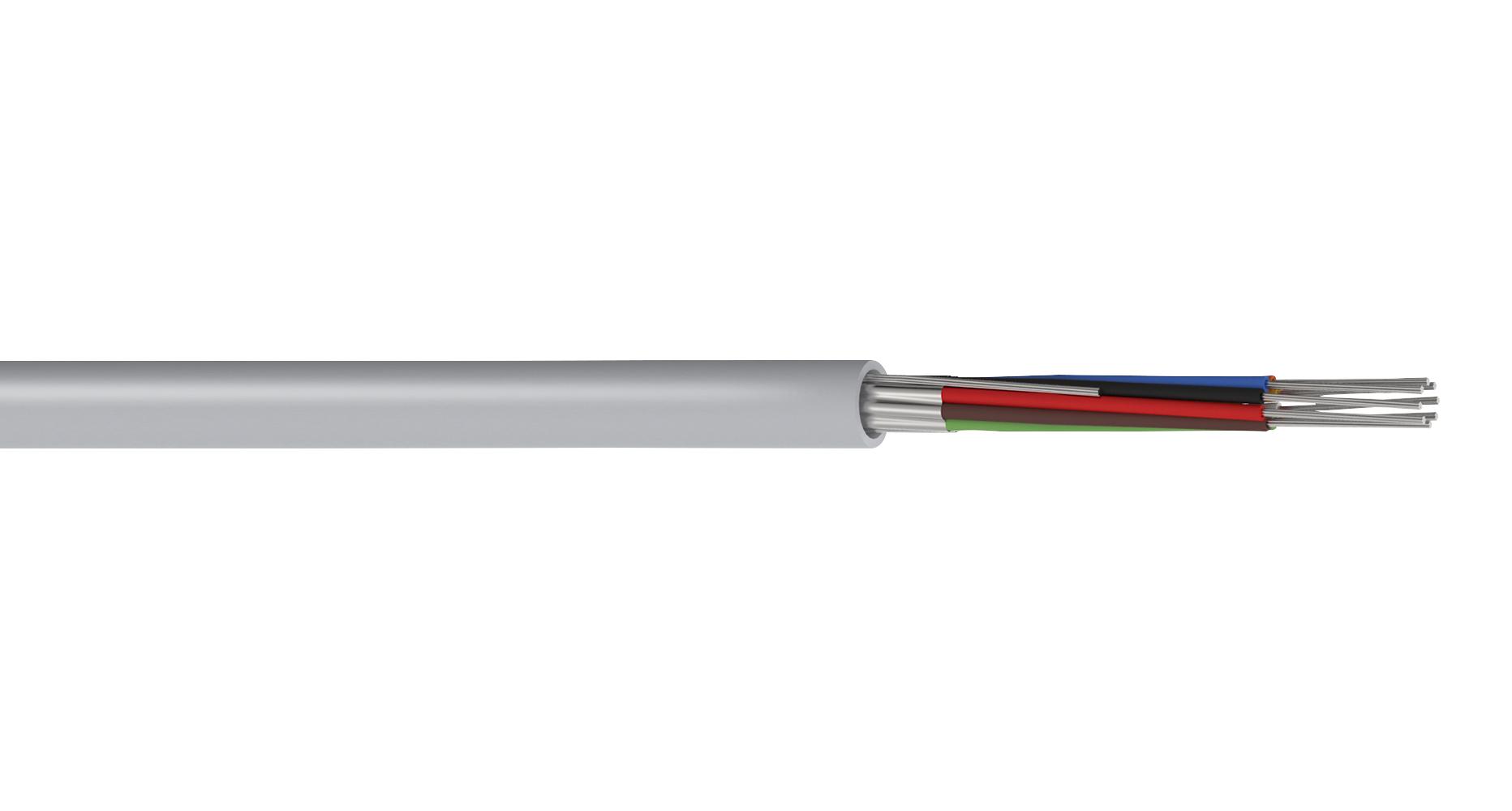 PP000888 SCREENED CABLE, 8CORE, 24AWG, LSF, 100M MULTICOMP PRO