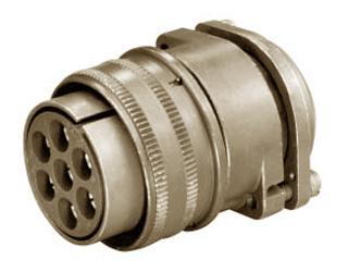 MS3106R12S-4P CIRCULAR CONNECTOR, PLUG, 12S-4, CABLE ITT CANNON