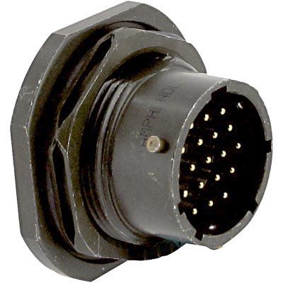 PT07E14-15P-027 CIRCULAR CONNECTOR, RCPT, 14-15, JAM NUT AMPHENOL