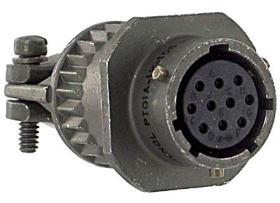 PT01E20-24S-SR CIRCULAR CONNECTOR, RCPT, 20-24, CABLE AMPHENOL