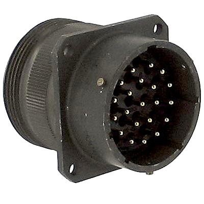 KPT00E22-36P CIRCULAR CONNECTOR, RCPT, 22-36, FLANGE ITT CANNON