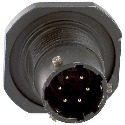 KPT07A10-6PEW CIRCULAR CONNECTOR, RCPT, 10-6, JAM NUT ITT CANNON